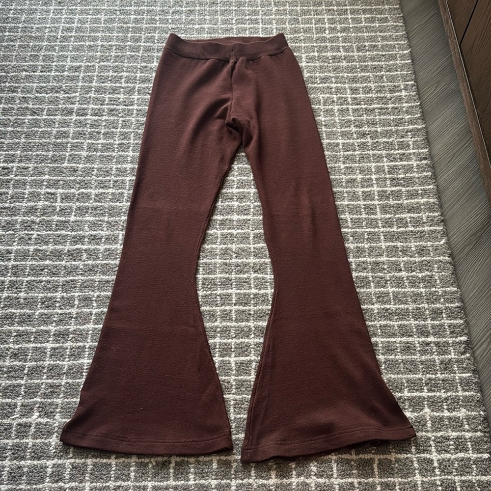 Chocolate Brown Flare Pants